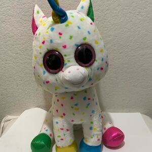 Ty big eyes big unicorn harmonie 17”